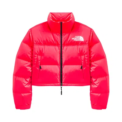 THE NORTH FACE THE NORTH FACE NUPTSE SHORT JACKET 'BRILLIANT CORAL'