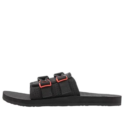 THE NORTH FACE THE NORTH FACE Trekking Base Camp Strap Slides 'Black Red'