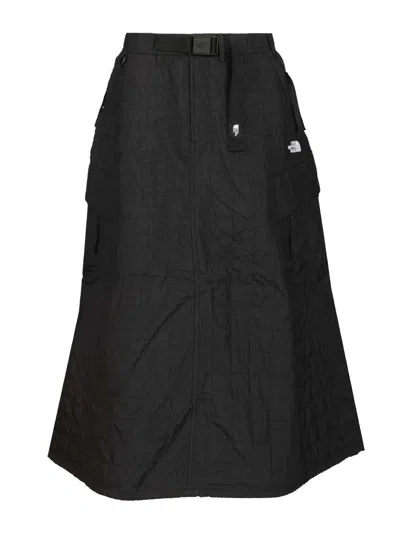 THE NORTH FACE QUILTED SKIRT SKIRTS BLACK