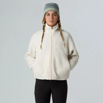 THE NORTH FACE WOMEN'S OUTERWEAR AND JACKETS THE NORTH FACE NF0A8EUZQLI1 W YUM OFFPEAK FZ WHITE DUNES