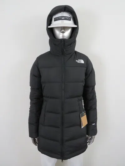 THE NORTH FACE WOMENS THE NORTH FACE GOTHAM MID PARKA 550-DOWN WINTER JACKET HOODED - BLACK