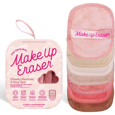 THE ORIGINAL MAKEUP ERASER THE ORIGINAL MAKEUP ERASER NEUTRAL 7-DAY MAKEUP ERASER SET WITH LAUNDRY BAG