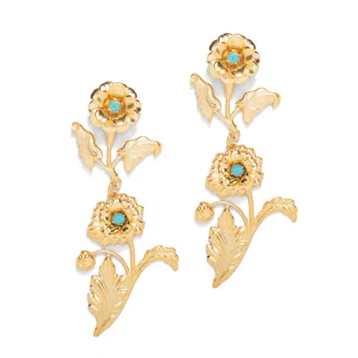 THE PINK REEF WOMEN'S GOLD THE PINK REEF WILDFLOWER DROP