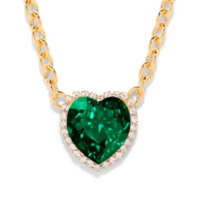 THE PINK REEF WOMEN'S GREEN THE PINK REEF G OCEAN NECKLACE IN EMERALD