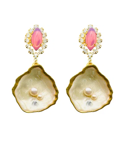 THE PINK REEF WOMEN'S THE PINK REEF JEWEL OYSTER IN PINK RUBY