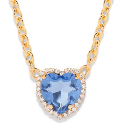 THE PINK REEF WOMEN'S THE PINK REEF G OCEAN NECKLACE IN BLUE SAPPHIRE