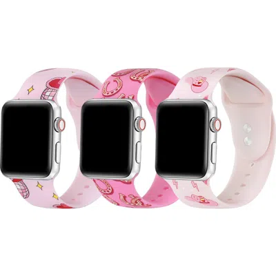 THE POSH TECH THE POSH TECH PACK OF 3 SILICONE APPLE WATCH® WATCHBANDS