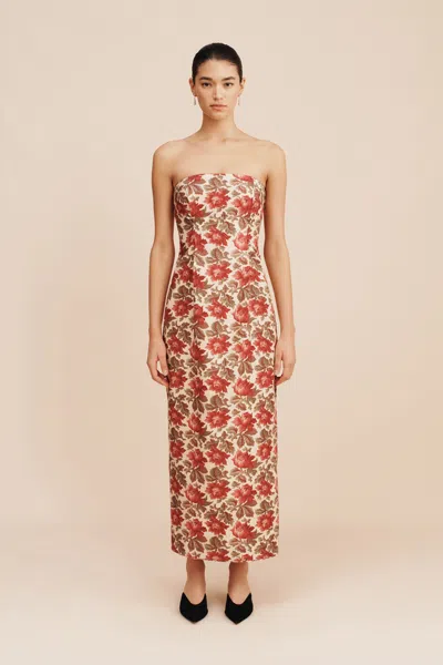 THE POSSE ROSALIE STRAPLESS DRESS