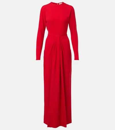 THE ROW ANSELM DRAPED JERSEY MAXI DRESS