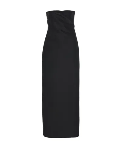 THE ROW THE ROW BARDON STRAPLESS DRESS