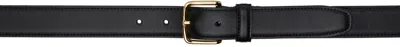 THE ROW BLACK CLASSIC BELT