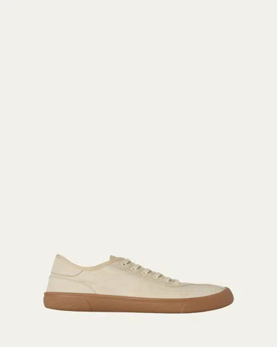 THE ROW CANVAS LOW-TOP SNEAKERS