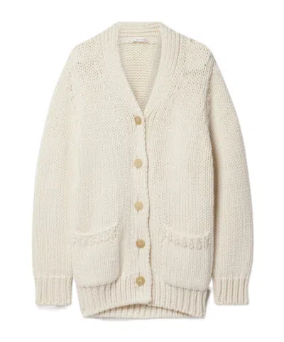 THE ROW EVESHAM WOOL CARDIGAN SWEATER