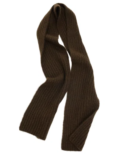 THE ROW KNITTED CASHMERE SCARF