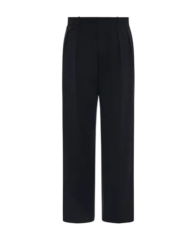 THE ROW PLEATED STRAIGHT-LEG TAILORED TROUSERS