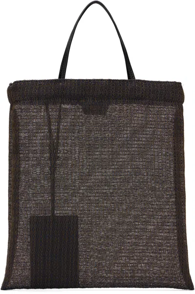 THE ROW NAVY BARN MINI TOTE