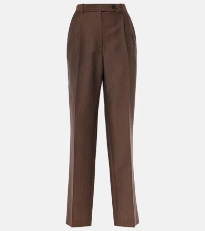 THE ROW NORBERT MOHAIR AND WOOL STRAIGHT PANTS