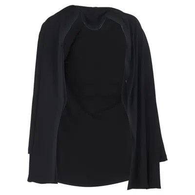 THE ROW OPEN-FRONT CARDIGAN IN BLACK WOOL