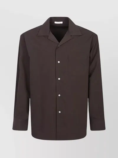 THE ROW SHIRT WITH CUFFED SLEEVES AND POINTED COLLAR