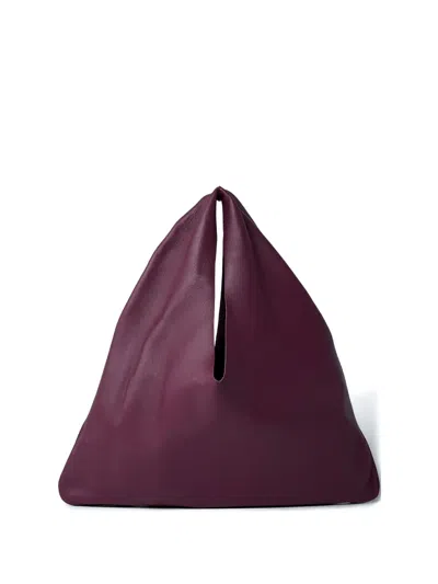 THE ROW SMALL BINDLE LEATHER TOTE BAG