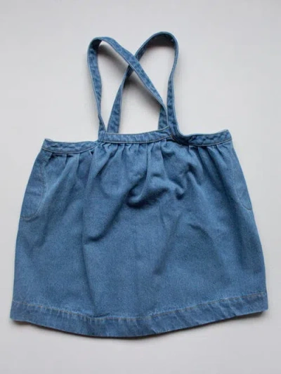 THE SIMPLE FOLK THE SIMPLE FOLK THE OVERSIZED DENIM PINAFORE