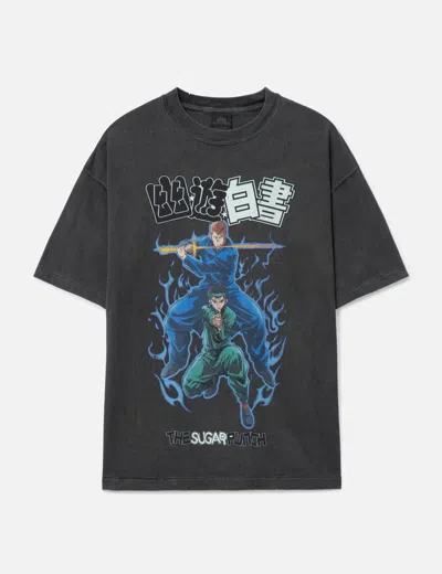 THE SUGAR PUNCH YUYUHAKUSHO SHORT SLEEVE T-SHIRT (YUSUKE/KUWABARA)
