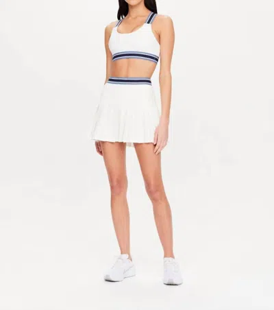 THE UPSIDE BOUNCE CORDOVA MINI SKIRT IN WHITE