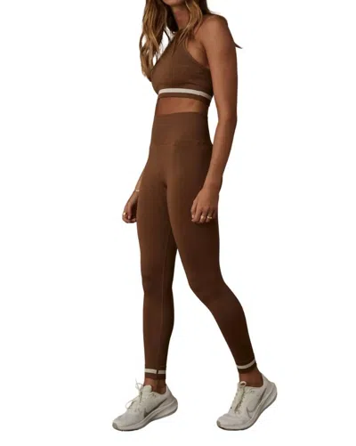 THE UPSIDE FORM MIDI PANT IN MOCAH