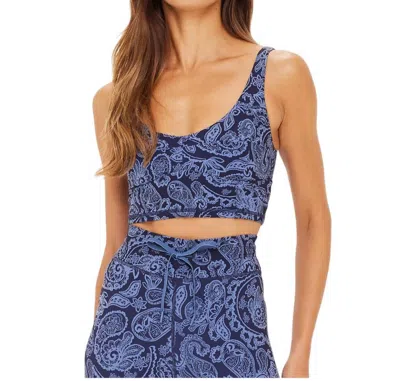 THE UPSIDE NOUVEAUX CANDICE CROP TOP IN PAISLEY