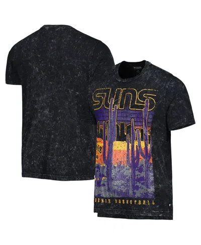 THE WILD COLLECTIVE MEN'S AND WOMEN'S THE WILD COLLECTIVE BLACK, PURPLE PHOENIX SUNS BAND T-SHIRT