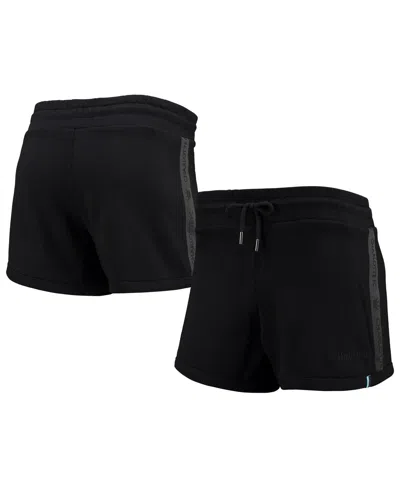 THE WILD COLLECTIVE WOMEN'S BLACK CHARLOTTE FC CHILL SHORTS