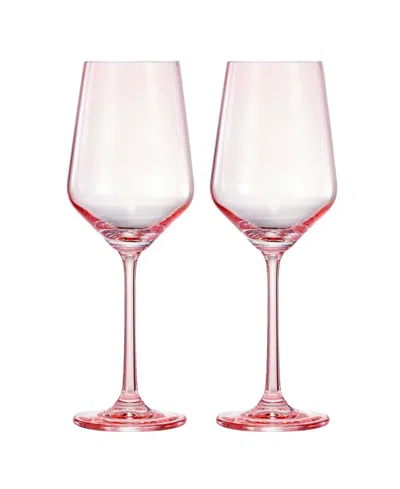 THE WINE SAVANT CONTEMPORARY WINE GLASSES, SET OF 2