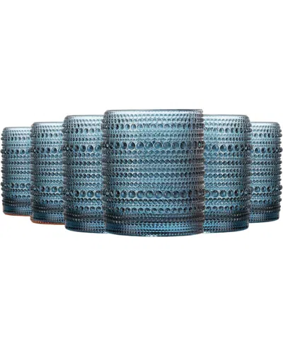 THE WINE SAVANT KHEN HOBNAIL TUMBLER, SET OF 6