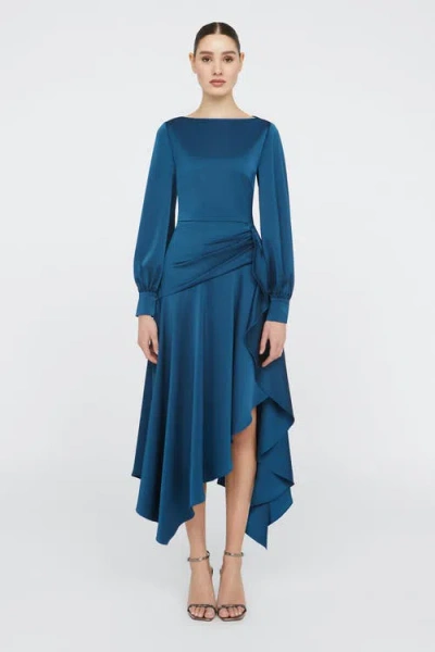 THEIA THEIA FLORENCE HANDKERCHIEF DRESS