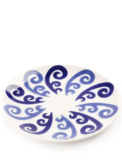 THEMIS Z ATHENEE PEACOCK DESSERT PLATE