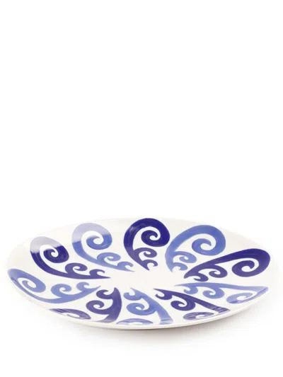 THEMIS Z ATHENEE PEACOCK SERVING PLATE