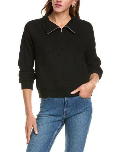 THEO AND SPENCE WAFFLE 1/4-ZIP PULLOVER