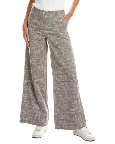 THEORY THEORY CANVAS TWEED WIDE LEG PANT