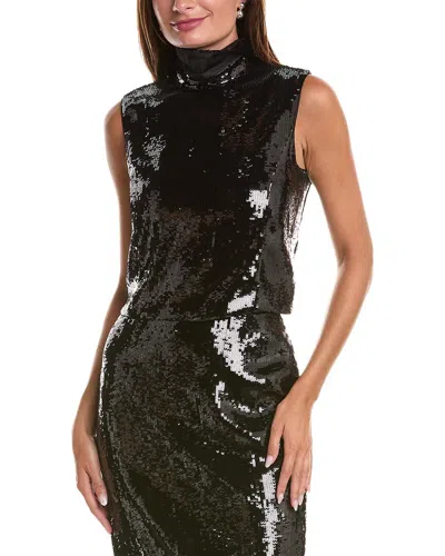 THEORY THEORY CROP ROLL NECK TOP