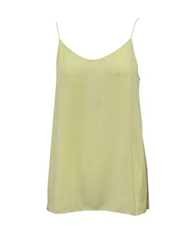 THEORY EASY SLIP CAMISOLE TOP IN YELLOW VISCOSE