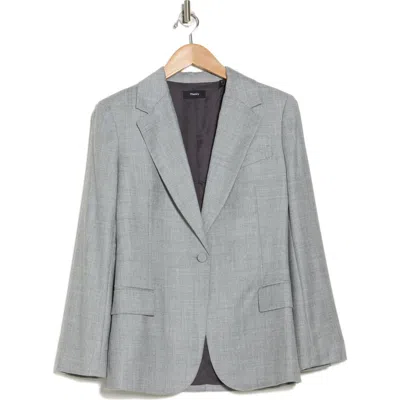 THEORY THEORY FITTED WOOL BLAZER