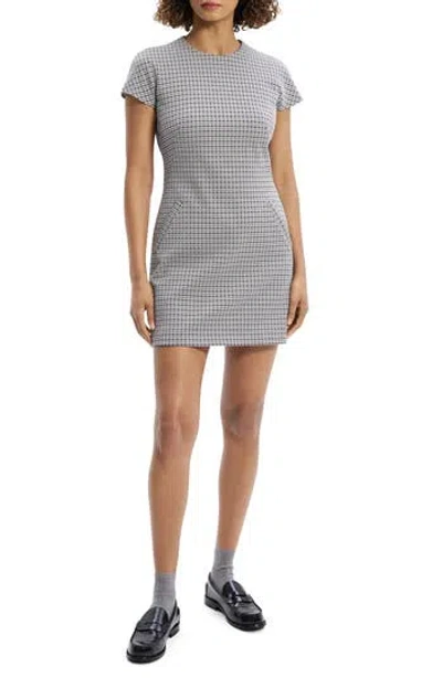THEORY THEORY HOUNDSTOOTH MINIDRESS