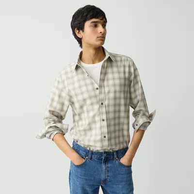THEORY IRVING SHIRT IN CHECKED WOOL