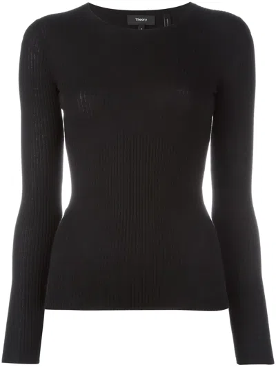 THEORY MIRZI RIBBED KNIT JUMPER