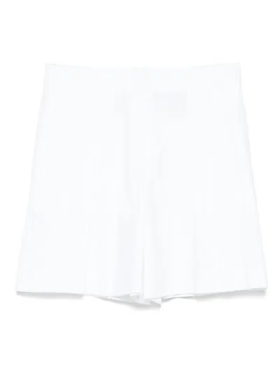 THEORY PLEAT-DETAILED SHORTS