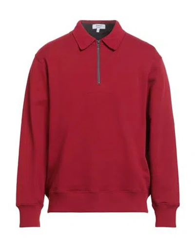 THEORY PROJECT THEORY PROJECT MAN SWEATSHIRT BURGUNDY SIZE XL COTTON