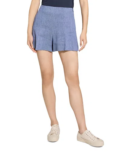 THEORY SIDE ZIP SHORTS