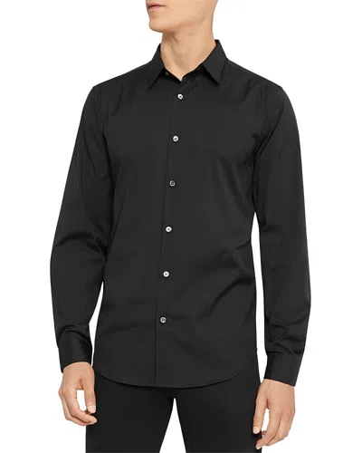 THEORY SYLVAIN BUTTON DOWN IN WEALTH