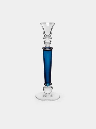 THERESIENTHAL MEMPHIS HAND-BLOWN CRYSTAL CANDLESTICK
