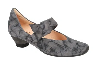 THINK THINK AIDA DAMENSCHUHE - RIEMCHEN PUMPS GRAU ELEGANT NEU
